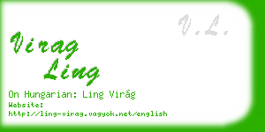 virag ling business card